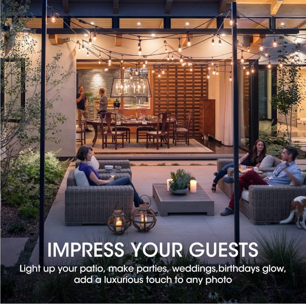 NEW! 24-Pack LED 1W Replacement Light Bulbs Shatterproof Edison Vintage Style